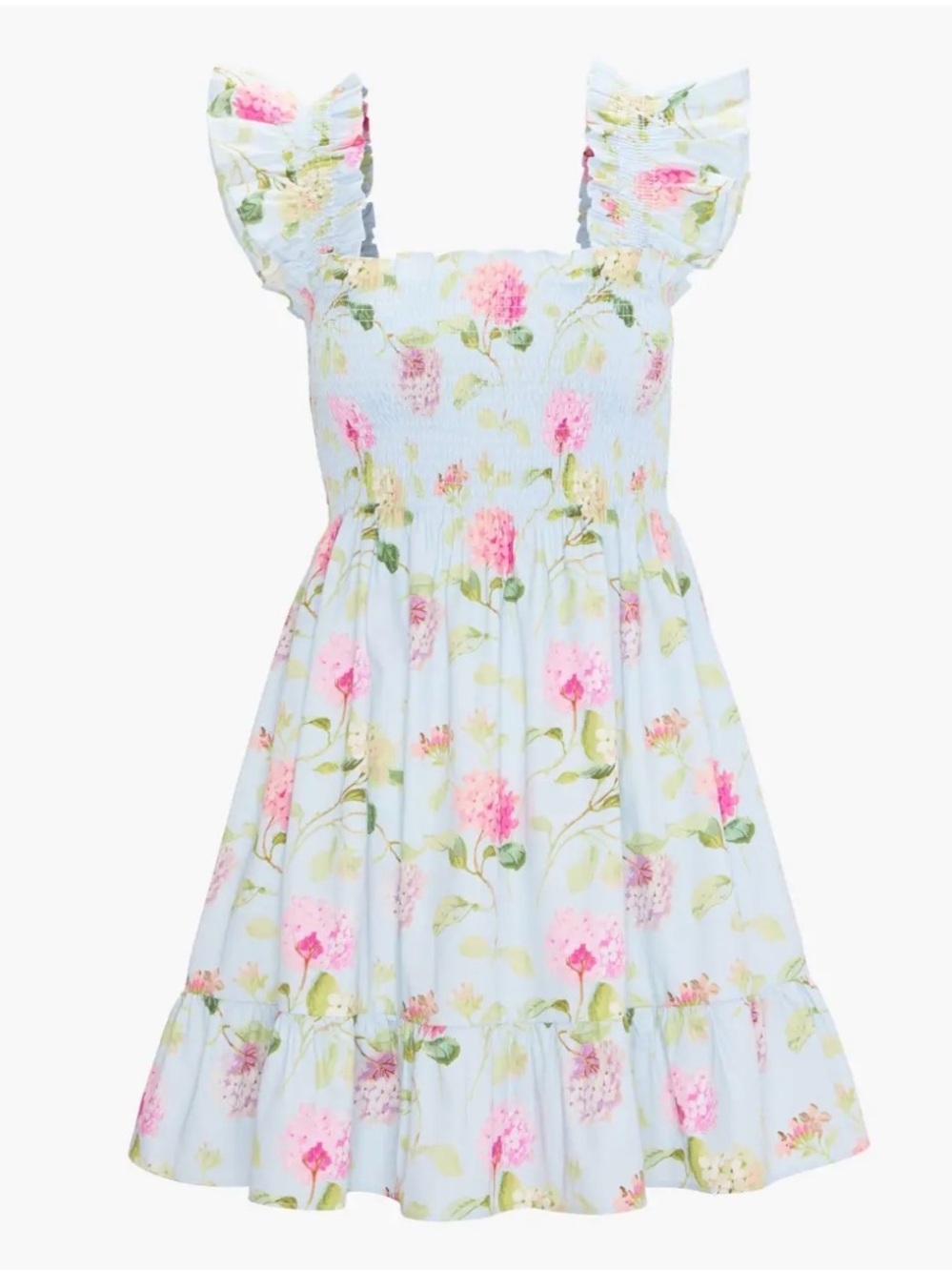 Hill House Elizabeth Mini Nap Dress in Hydrangea Chintz - XS - Picture 4 of 6